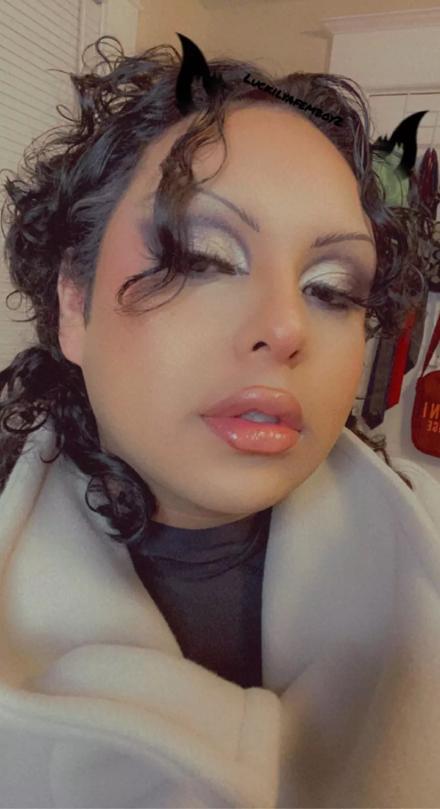 Probably one of the best makeup looks I’ve ever been able to turn out.. made me look so fem💝🍒🥵xx