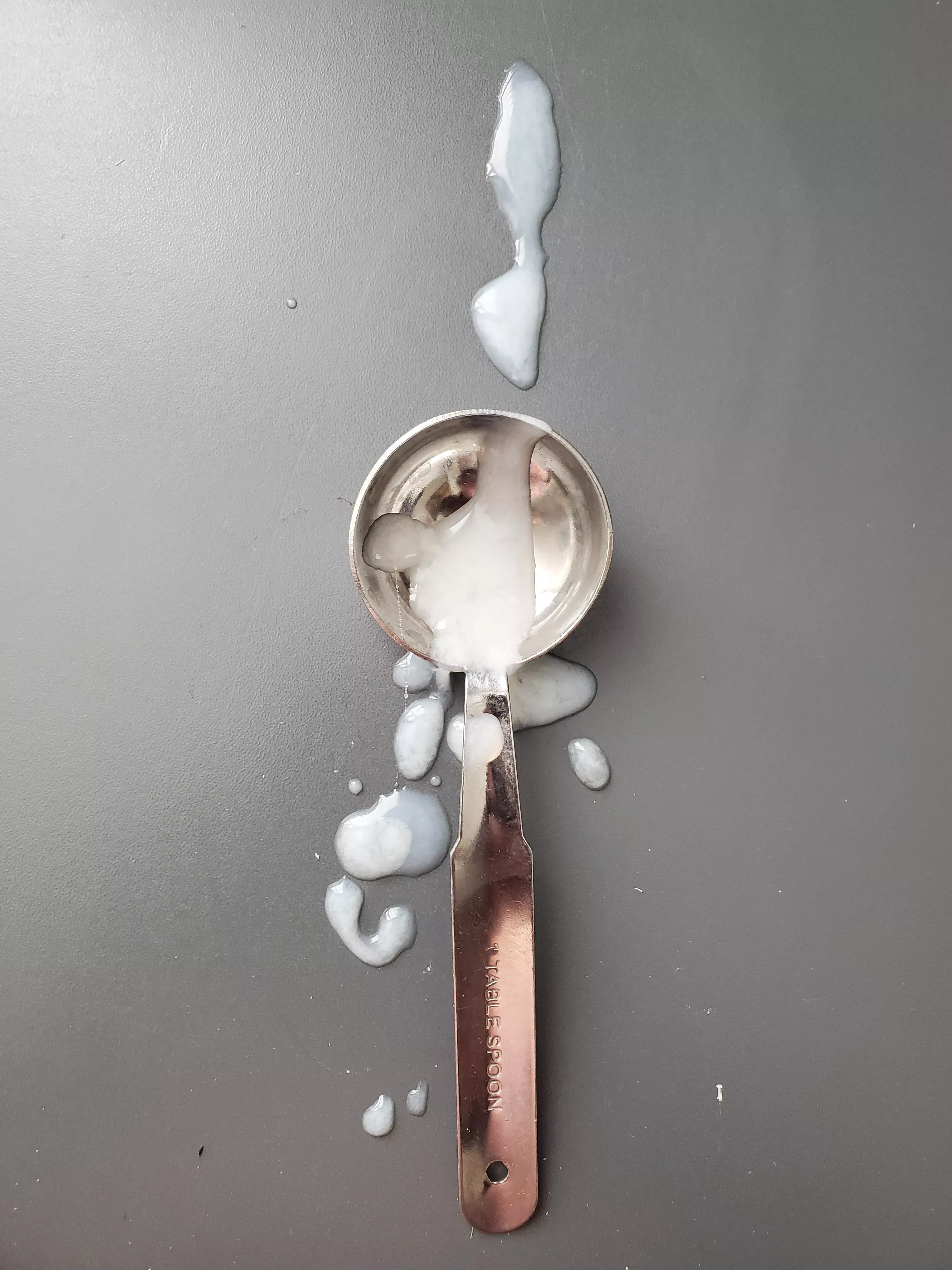 [Proof] Cum in a measuring spoon