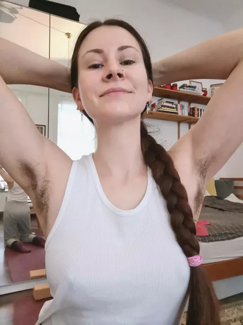 Quick mid-workout selfie 😘