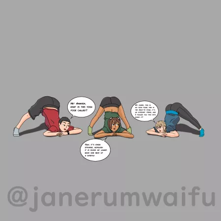 Raising their butts [Original]