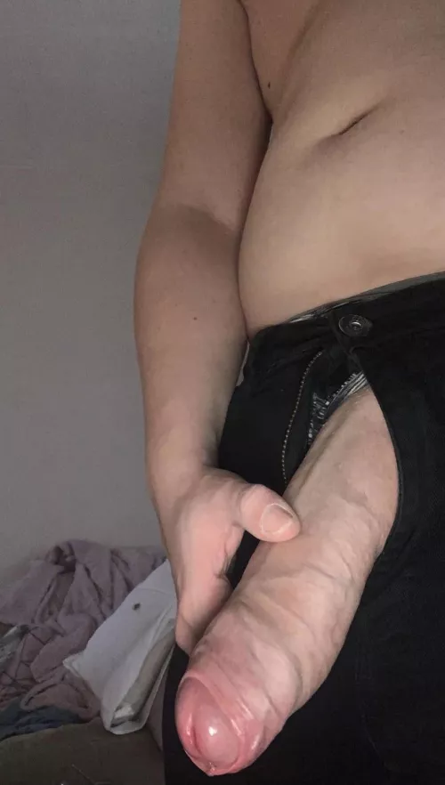 Rate my big uncut cock