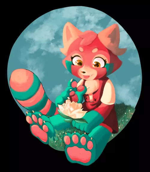 Rebeb and the flower!