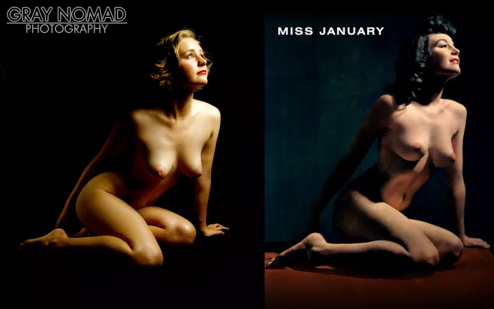 Recreation of Miss January 1954