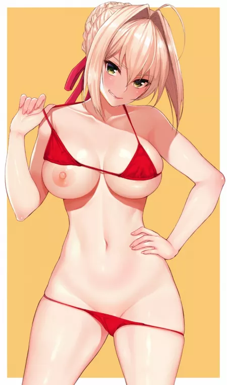 Red bikini Nero [Artist's Original]