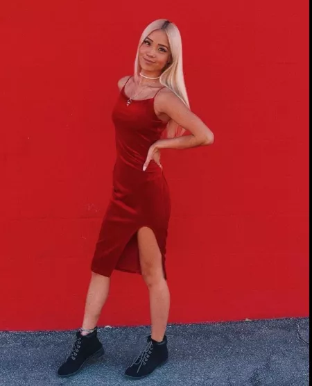 Red dress