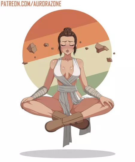 Rey Meditating (Aurora-Zone)