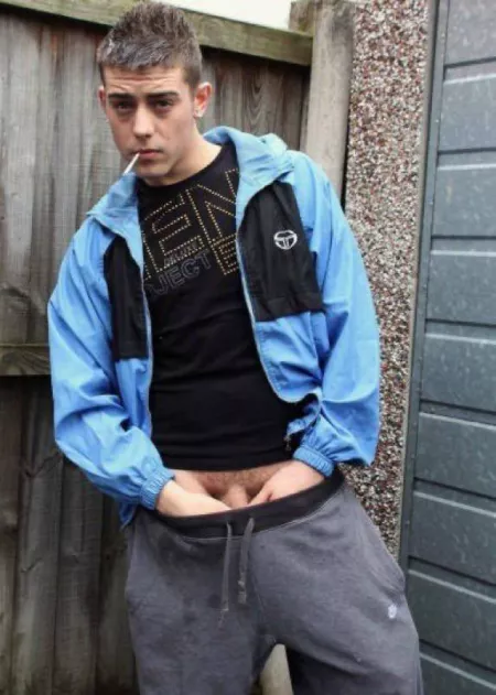 “Scally smoke and peek at cock” ...