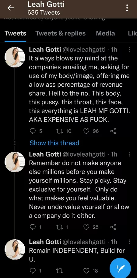 Seems like there is no hope in her return in porn