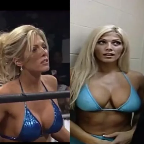 Seems like Torrie had a nice growth spurt between WCW and WWF