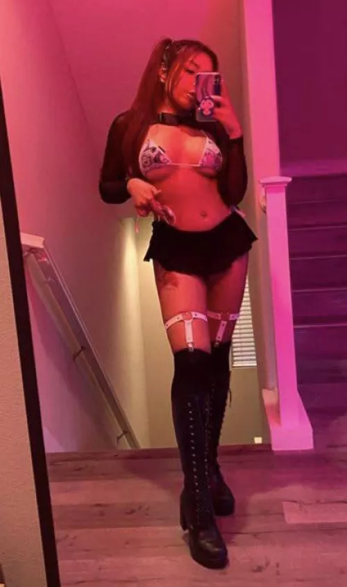 Selfie before getting rammed