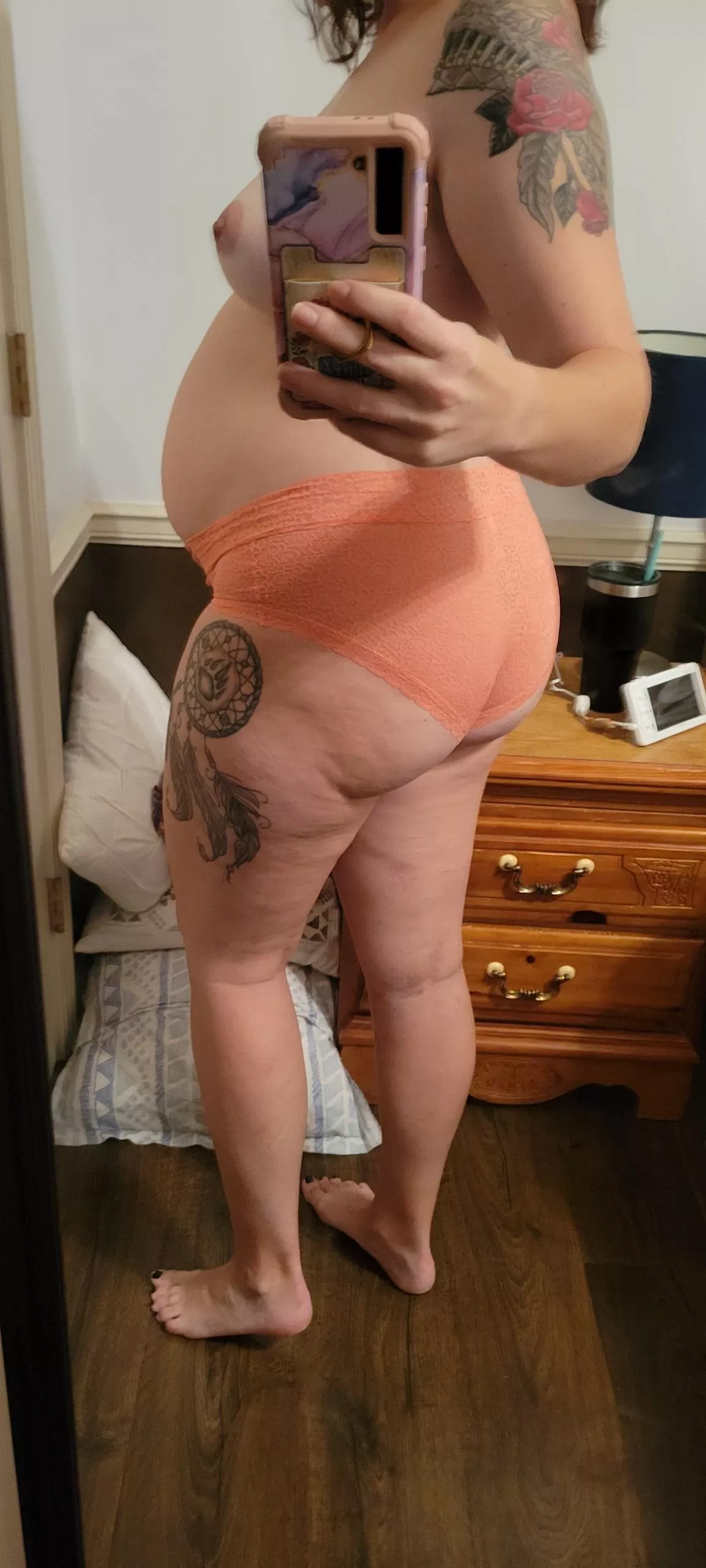 [Selling] The best thing about my pregnant panties is that I'm wet all day, and it shows 💦! Add-ons available by request 💞 Free shipping! DM or Kik ⭐IntheStars802⭐
