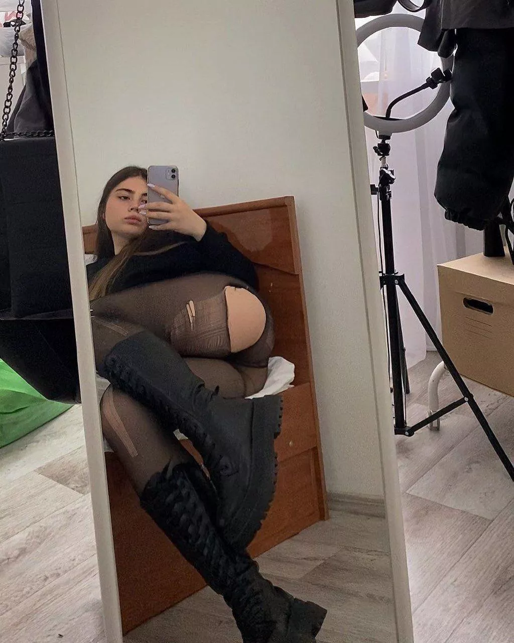 sew up tights?