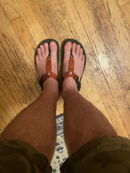 Sharing my feet. Why not…