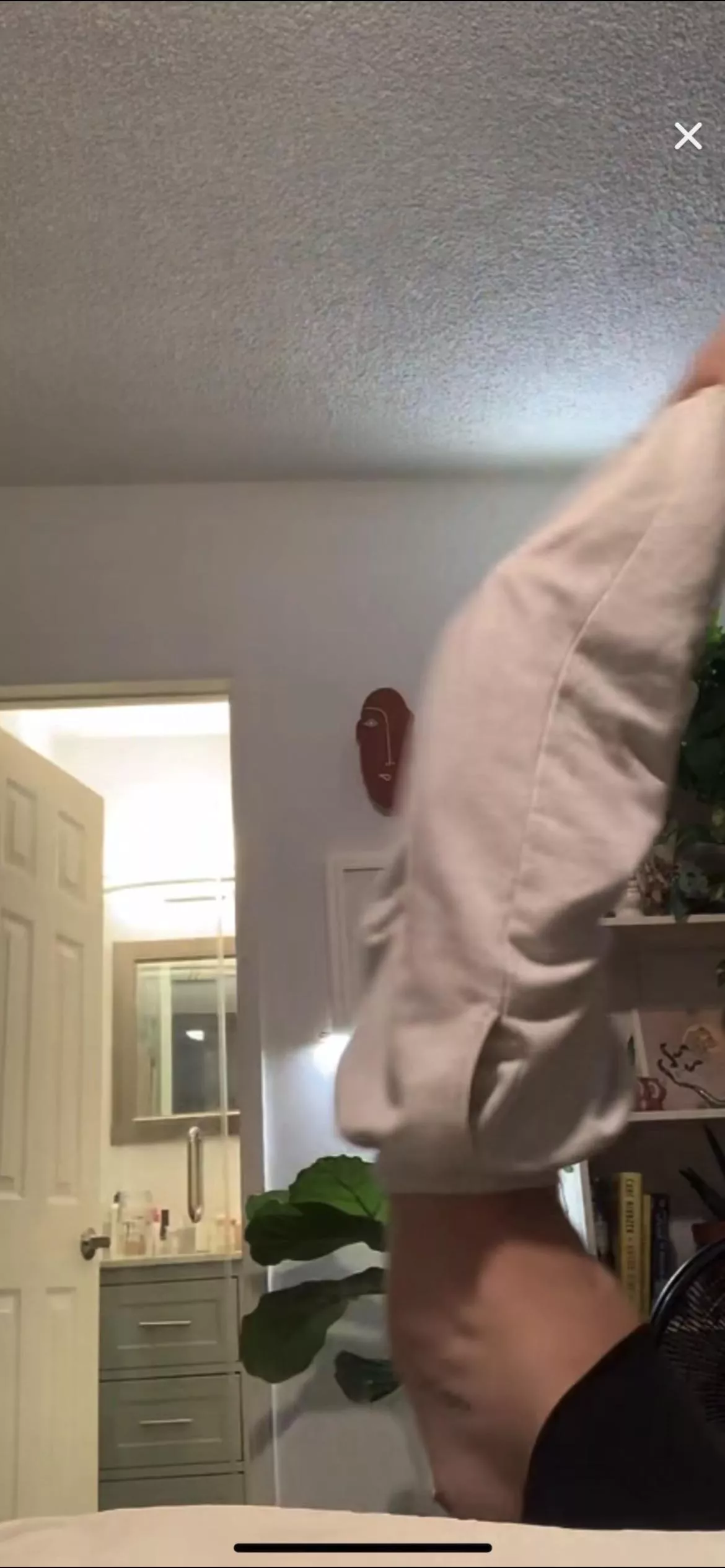 She did it