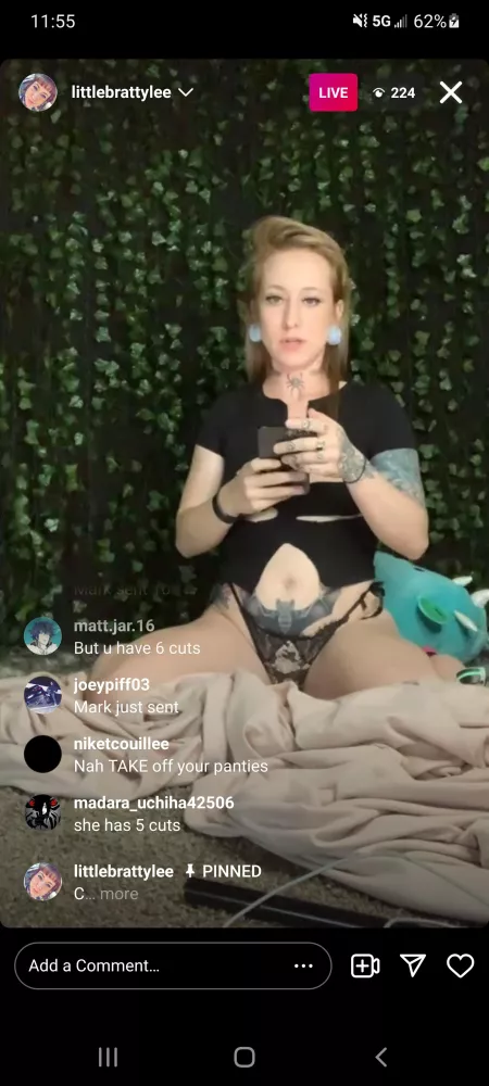 She gets naked at $500 she's only got $150 left