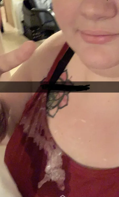 She said she was staying late at work