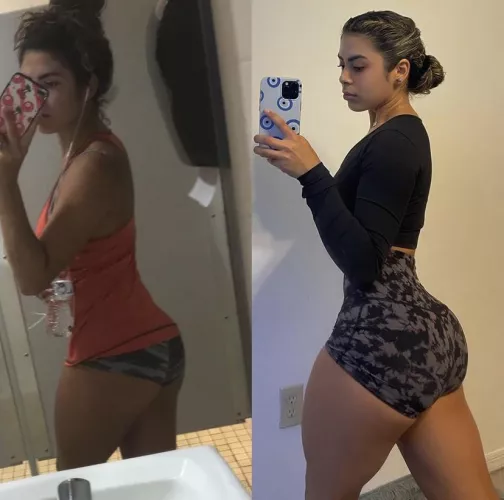 She’s been eating good