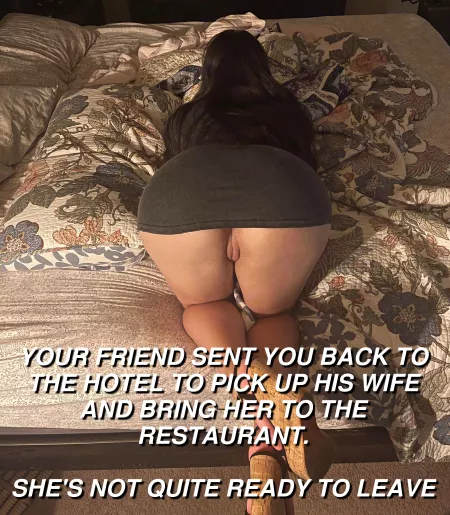 She's going to be late