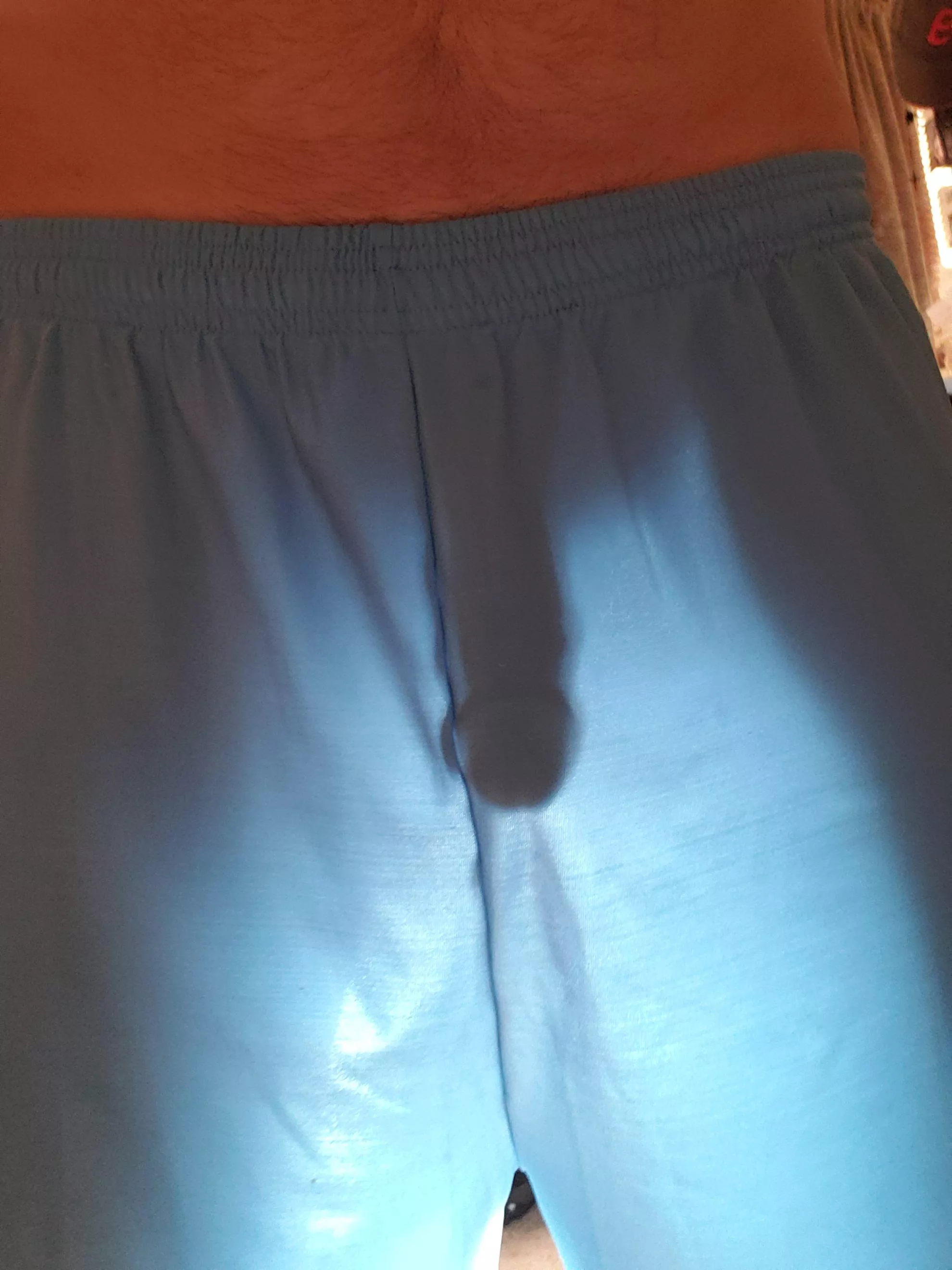 Shorts are more see through than I thought should be fun to see the reactions today