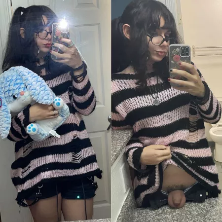 Shove my face into my squishy while you breed me? 🥺