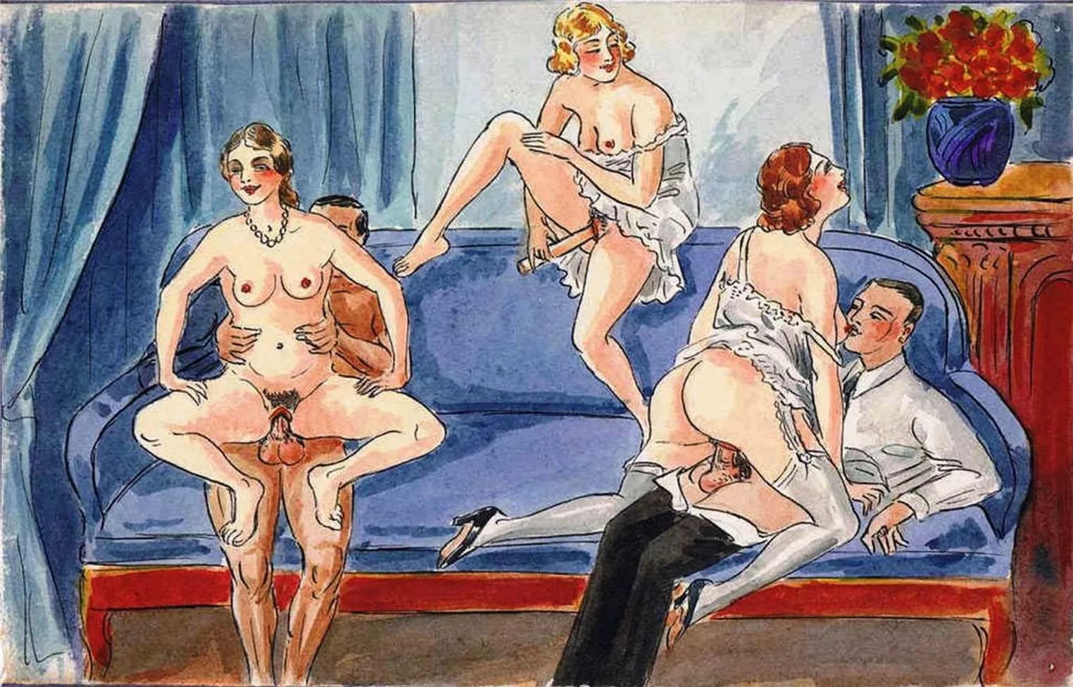 Sirs and Madames, following the great success of our club, I have instigated the renovation of the East Wing and specifically, the withdrawing room. I enclose an artist's impression as to it's decor and projected use, which I personally endorse. Sirs and Madames, following the great success of our club, I have instigated the renovation of the East Wing and specifically, the withdrawing room. I enclose an artist's impression as to it's decor and projected use, which I personally endorse.
