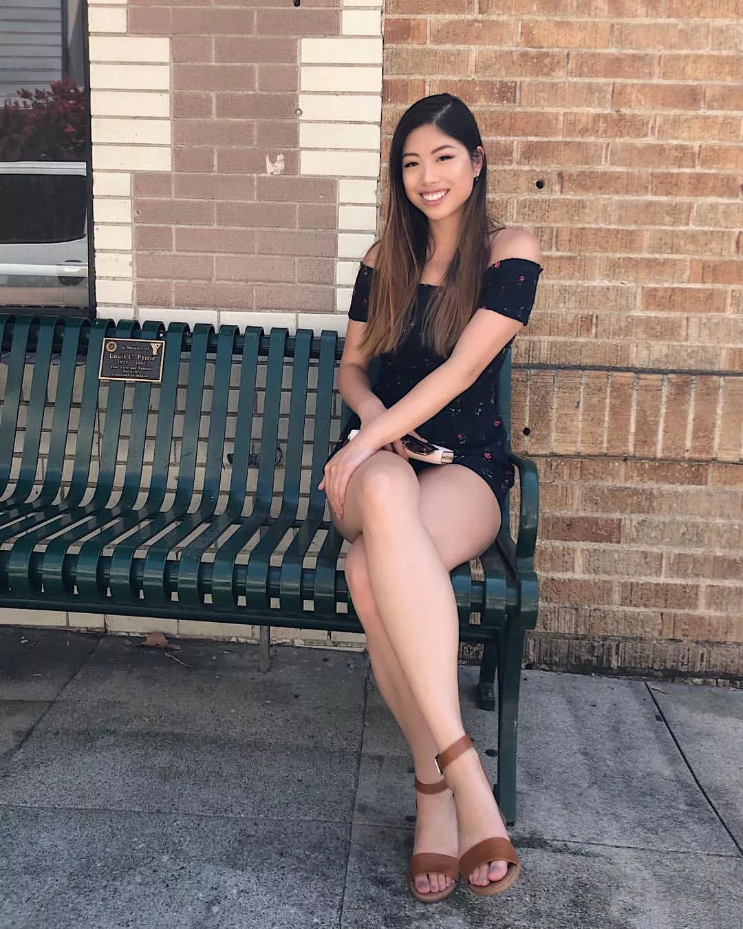 Sitting On A Bench