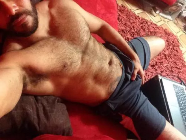 Sitting on the couch