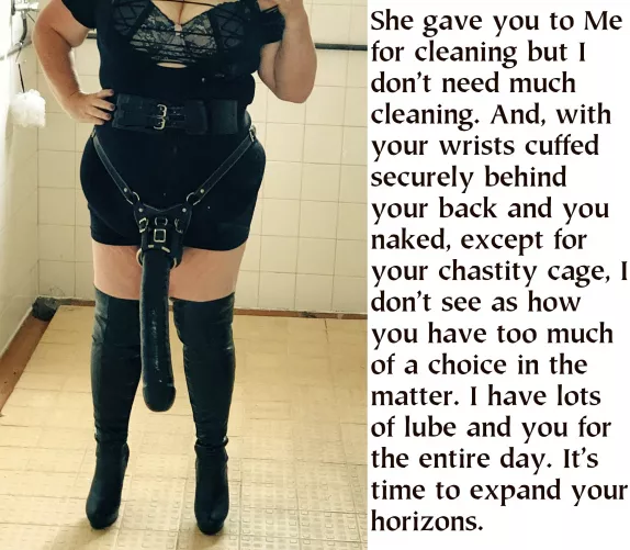 So, no cleaning today…