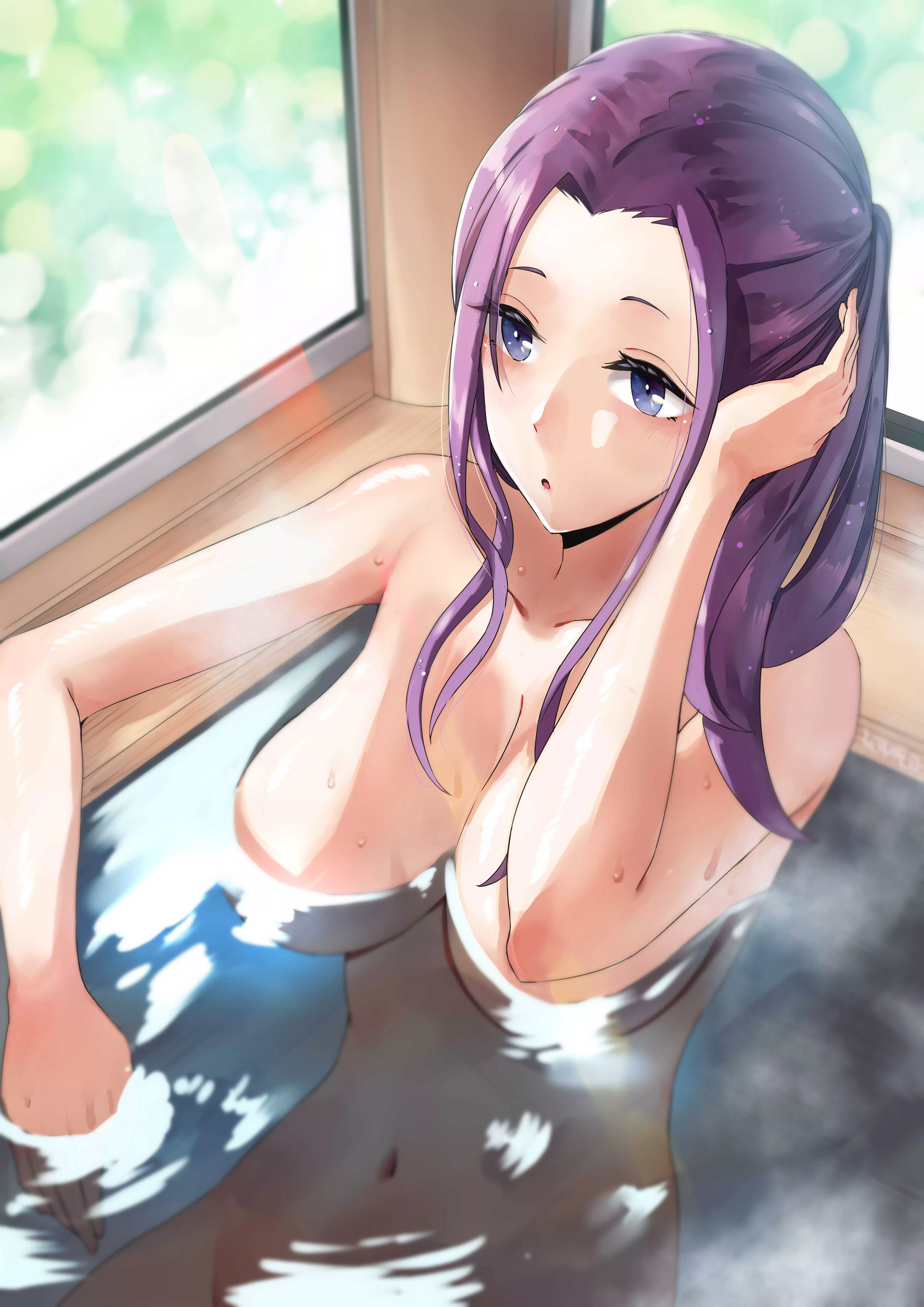 Soaking Sakura. [YuruCamp△]