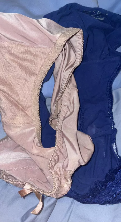 Some more of my friends moms delicious panties😋🤤 should I lick the crotch of them?