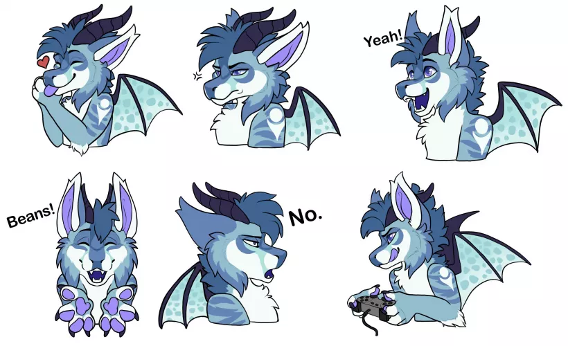 Some stickers I forgot to post! Also, are we not able to post multiple images anymore?
