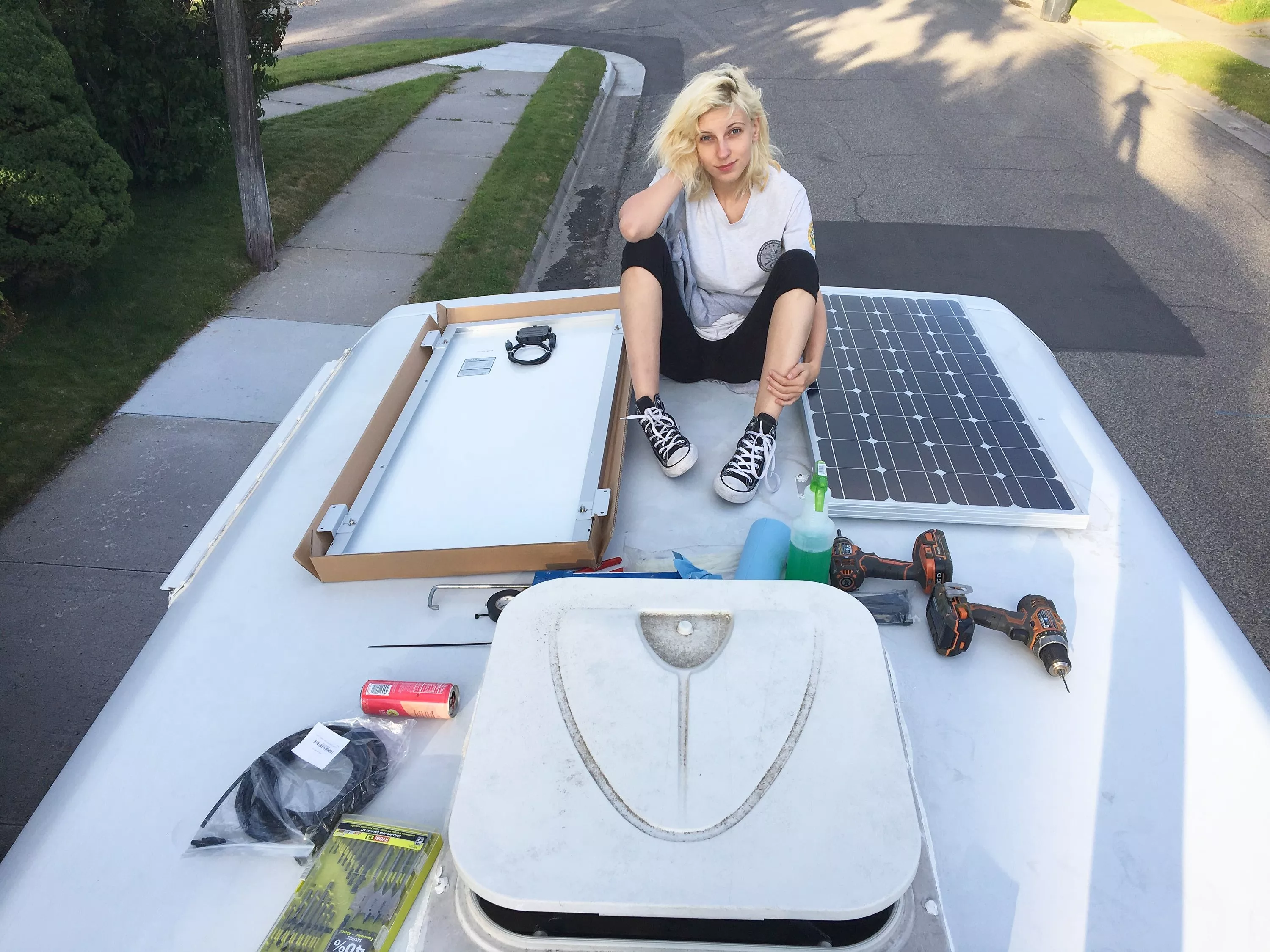 Spacegirl now has solar power ♻️