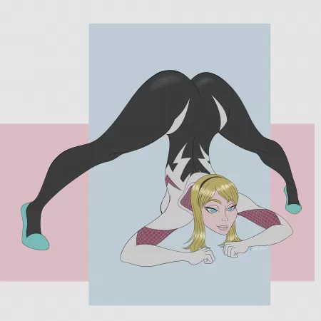 Spider-Gwen Jack’O Pose (BottledNeon) [Spiderman]