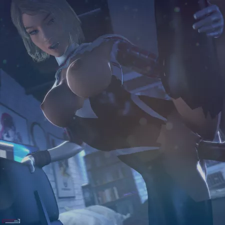 Spider-Gwen/Gwen Stacy - Night Stretch (ScathachAlter) [Marvel].