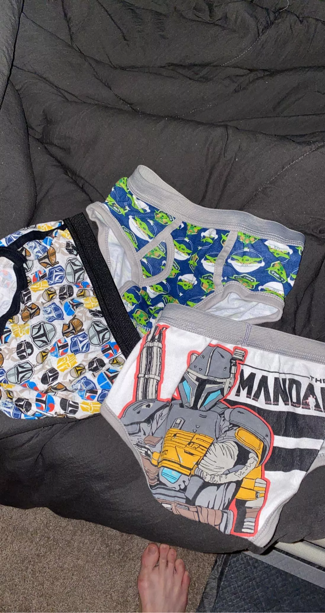 Star Wars briefs is anyone into these? I wish they made them in adult sizes, though I try to fit into them. I would sport these every day 😋
