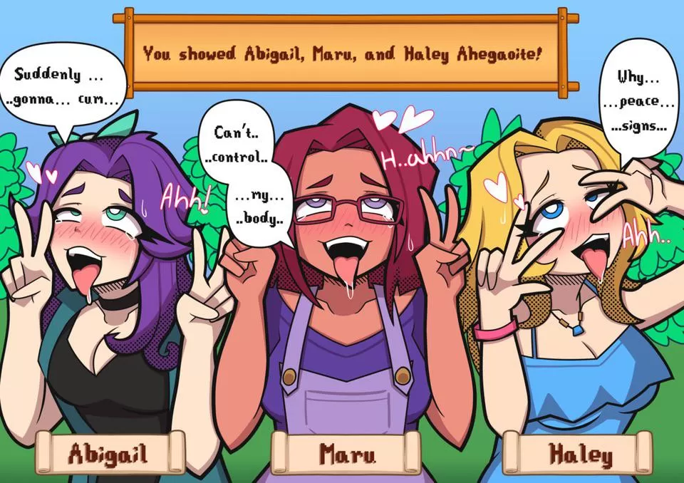 Stardew Valley: Ahegaoite (Originally posted by u/OneTrueLover)