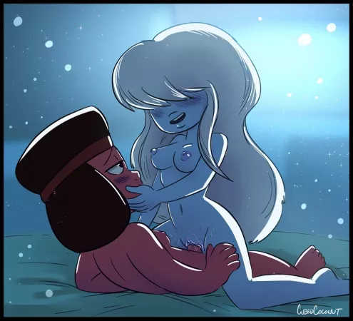 stay with this beautiful image to be part of your dreams art by cubedcoconut ❤️💙