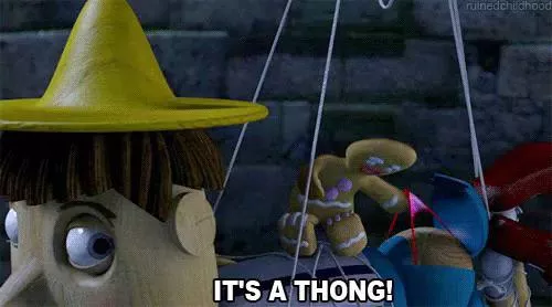 Straight male but I have worn panties since I was a boy and I have always wondered why I have such a fetish like that.. then I remember things like this scene from Shrek where Pinocchio is wearing a women’s thong and I think subconsciously it’s thing Straight male but I have worn panties since I was a boy and I have always wondered why I have such a fetish like that.. then I remember things like this scene from Shrek where Pinocchio is wearing a women’s thong and I think subconsciously it’s thing