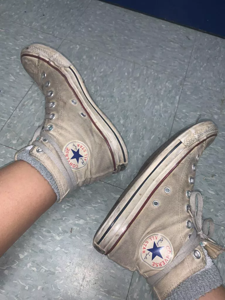 Super smelly& dirty shoes. Originally plain white! been on my feet for 6 years, traveled with me and have been to the gym with me (d1 athlete, lift and do cardio in them). Help me buy a new pair? Selling $65+ shipping. CASHAPP ONLY. Instagram: daddys Super smelly& dirty shoes. Originally plain white! been on my feet for 6 years, traveled with me and have been to the gym with me (d1 athlete, lift and do cardio in them). Help me buy a new pair? Selling $65+ shipping. CASHAPP ONLY. Instagram: daddys
