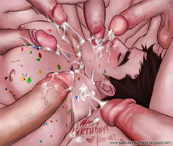 Superboy’s birthday gangbang (JustCurious) [Young Justice]