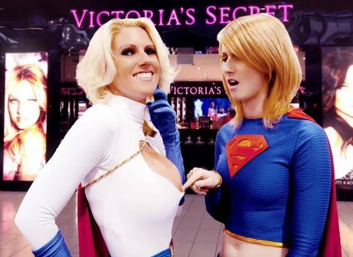 Supergirl seems a little jealous..