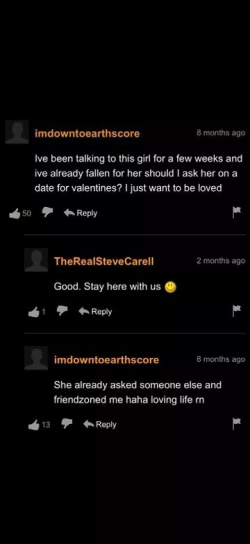 That’s rough buddy