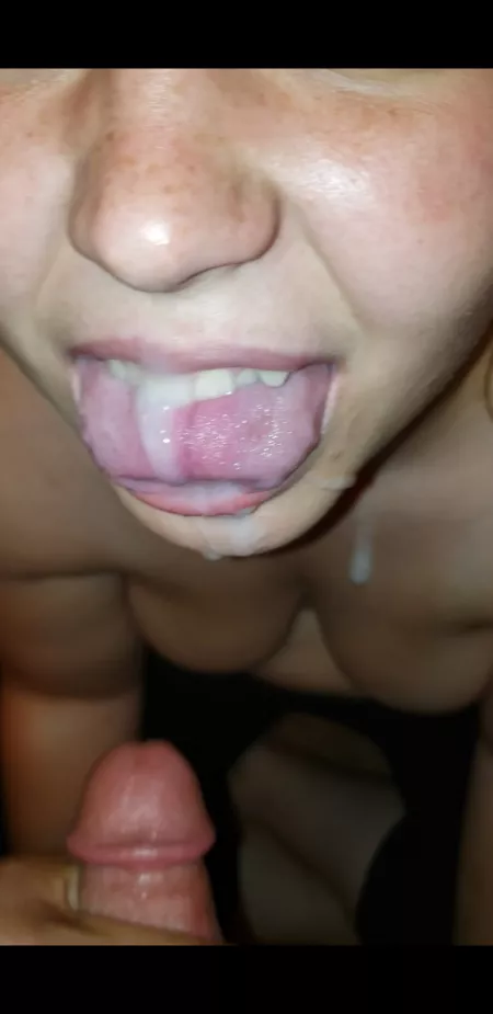 The best part about giving head!