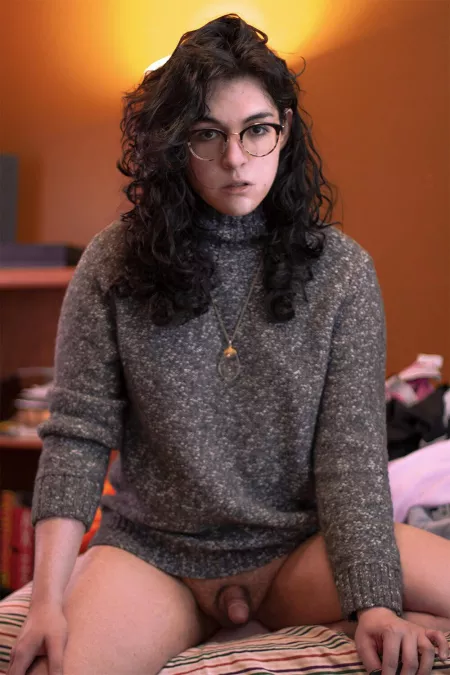 The cute tgirl in class invited you over to study 😳 wyd?