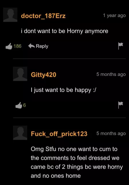 The last guy’s username definitely checks out