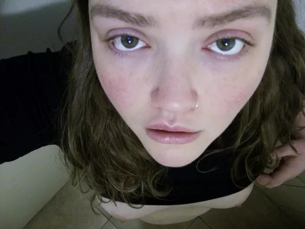 The moment before you fuck my face 🖤 The moment before you fuck my face 🖤