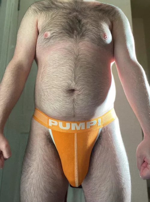 Thick and furry. Wanna come pull it out?