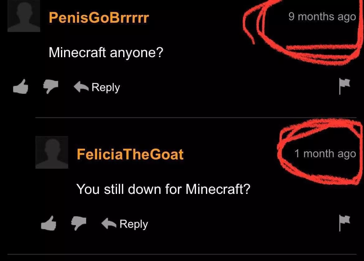 Think he’s still down?