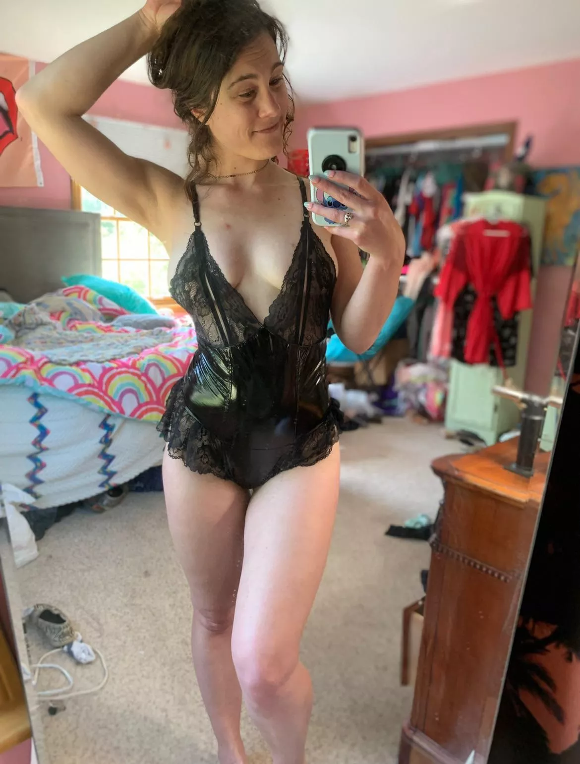 This bodysuit is giving me major cute Domme vibes