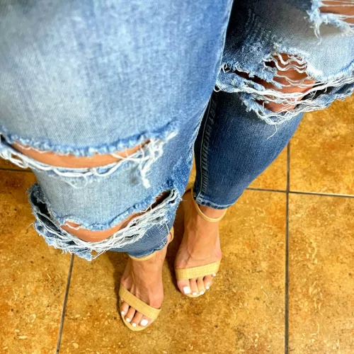 This is what I wear to work when I want to catch people looking.